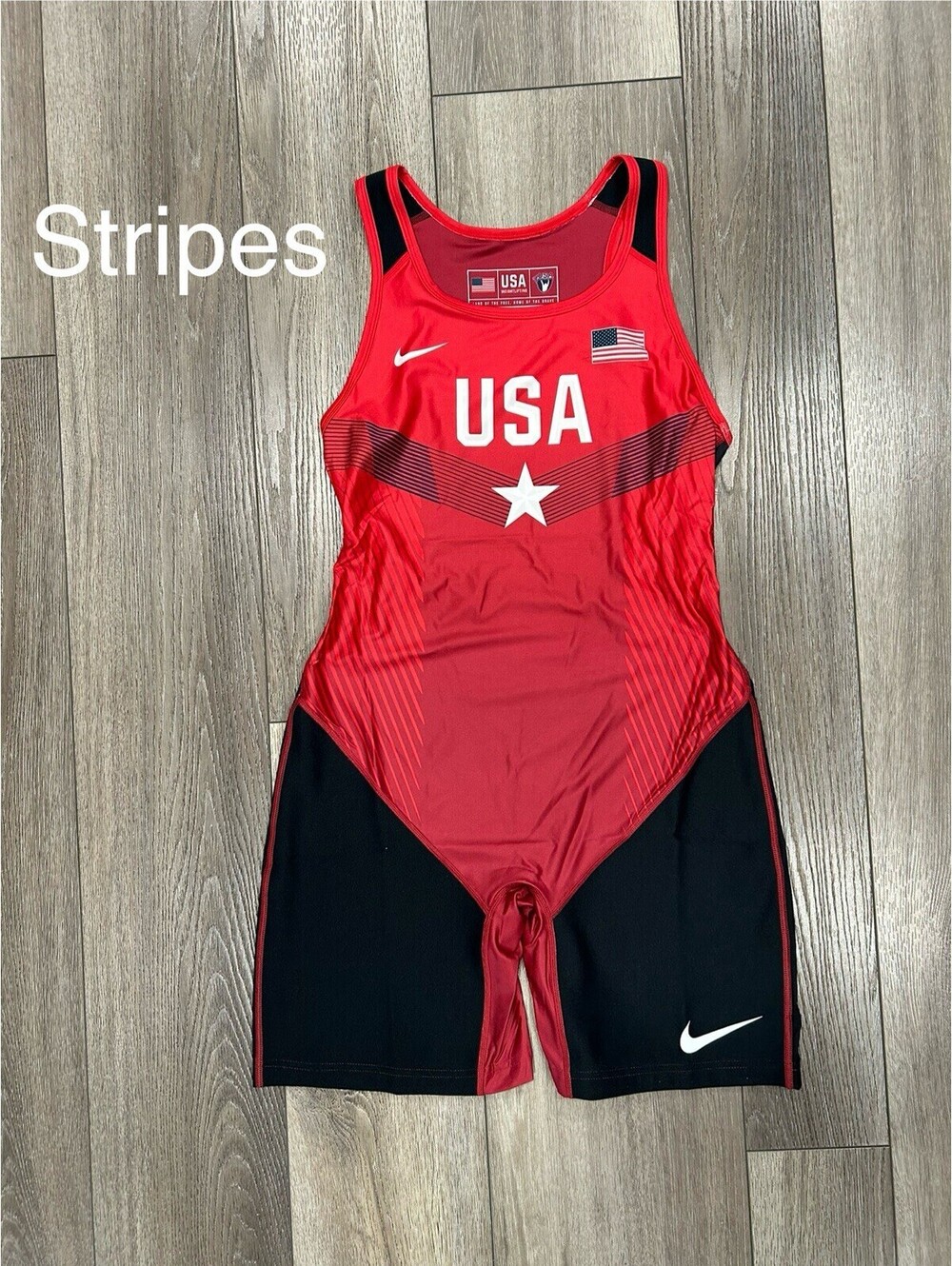 Nike USA Weightlifting Wrestling Singlet National Team Women Small New